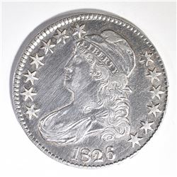 1826 BUST HALF DOLLAR, AU