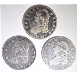 BUST HALF DOLLAR LOT: