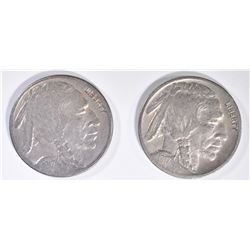 1917-D VF & 1917-S F/VF  BUFFALO NICKELS