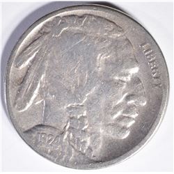 1924-S BUFFALO NICKEL, VF