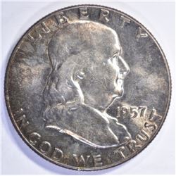 1957 FRANKLIN HALF DOLLAR GEM BU