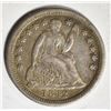 Image 1 : 1842 SEATED HALF DIME, CH XF/AU