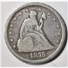 Image 1 : 1875-S TWENTY CENT PIECE, VG
