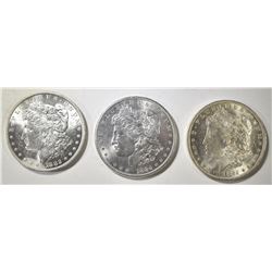 1882-O, 84 & 84-O CH BU MORGAN DOLLARS