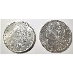 1899-O & 1900 CH BU MORGAN DOLLARS