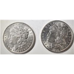 1901-O & 1902-O CH BU MORGAN DOLLARS