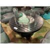 Image 1 : 42" ROUND CAST ALUMINUM PROPANE OUTDOOR FIRE PIT WITH SAFETY GLASS
