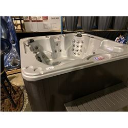 CAL SPA HOT TUB, GLORY- AMERICAN SERIES,ALUMINIUM ARCY 90X90 SMOKE BASE, 3 PILLOWS INFINITY,