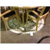 Image 2 : TABRIZ WOOL 5'1" X 5'1" CREAM, GREEN, BLUE HAND WOVEN PERSIAN AREA RUG