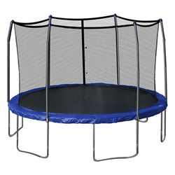 15' ROUND 15 SERIES TRAMPOLINE WITH ENCLOSURE COMBO ( 2 BOXES )