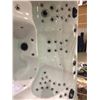 Image 3 : CAL SPA HOT TUB, SERENITY 85 SERIES, STERLING SILVER ARCY 100X100 SMOKE BASE,3 PILLOWS INFINITY, 85