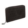 Image 3 : Bvlgari Black Fabric Leather Logo Zipper Wallet