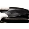Image 4 : Bvlgari Black Fabric Leather Logo Zipper Wallet