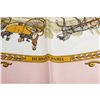 Image 4 : Hermes Pink  Multicolor Silk La Promenade De Longchamps Scarf