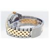 Image 8 : Rolex Mens 2 Tone 14K Black VS Diamond 36MM Datejust Wristwatch