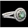 Image 1 : 14KT White Gold 2.30 ctw Diamond Ring