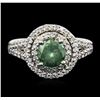Image 2 : 14KT White Gold 2.30 ctw Diamond Ring