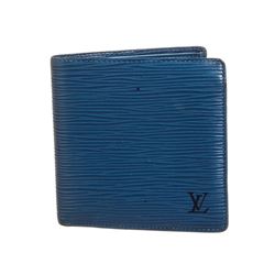 Louis Vuitton Blue Epi Leather Marco Bifold Wallet