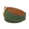 Image 4 : Hermes Green Leather Reversible Constance H Belt