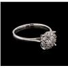 Image 2 : 0.74 ctw Diamond Ring - 14KT White Gold