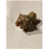 Image 1 : Beautiful Solid Gemstone MALE LION Soapstone 14.8 Grams
