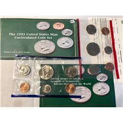 1993 P D US Mint Set in Original Packages