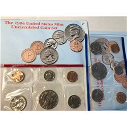 1994 P D US Mint Set in Original Packages