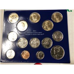 2011 P United States Mint Uncirculated Coin Set in Original Package
