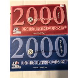 2000 P D US Mint Set in Original Packages