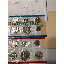 1972 P D US Mint Set no Package