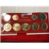 Image 1 : 2007 D US Partial Mint Set has 4 Dollars Half Dime Nickel Penny