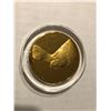 Image 1 : 24k Gold on Sterling Silver Proof 68.4 grams or 2.41 Ounces The 100 Greatest Masterpieces QUEEN NEFE