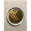 Image 1 : 24k Gold on Sterling Silver Proof 68.4 grams or 2.41 Ounces The 100 Greatest Masterpieces BREEZING U