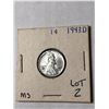 Image 1 : 1943 D WWII Steel War Penny in MS Grade Nice US Cent