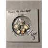 Image 1 : Mini US Coin Set has Eisenhower Dollar Kennedy Half Quarter Dime Nickel Penny