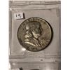 Image 1 : 1963 D Silver Franklin Half Dollar Nice Early US Coin