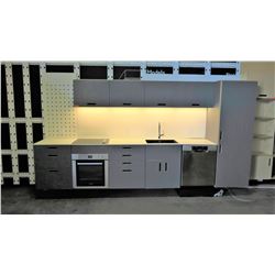 Entire System Kitchen Cabinets Oven Dish Washer Refrigerator