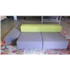 Image 1 : 5-Piece Modular Sofa/Lounger Ensemble (seating 6' length on each side, plus additional side seat 49.