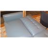 Image 8 : Upholstered Leather-Like Sofa Sleeper (Backrest Folds Down) 80"L x 30"D x 32"H