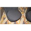 Image 2 : Pair of Upholstered Lounge Chairs 30"H (back rest) 17"H (seat)