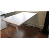 Image 1 : White Compact Desk 47"L x 27"W x 29"H