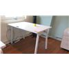 Image 2 : White Compact Desk 47"L x 27"W x 29"H