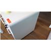 Image 8 : White Lacquered Filing Cabinet Unit w/Storage Drawers, Lockable 16"W x 20"D x 25.5"H