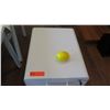 Image 2 : White Lacquered Filing Cabinet Unit w/Storage Drawers, Lockable 16"W x 20"D x 25.5"H
