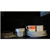 Image 2 : White Dishware: Plates, Mugs, Teapot w/Strainer (was used only in staging)