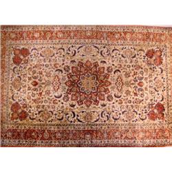 A SILK PERSIAN RUG