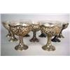 Image 1 : EIGHT STERLING SILVER RETICULATED REPOUSSE GOBLETS 3 3/4"h, losses, aprox 24 t.o.