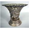 Image 1 : A SILVER PLATED RETICULATED FOOTED COMPOTE ON BASE