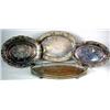 Image 1 : THREE OVAL SILVER PLATED TRAYS