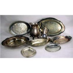 A GROUP OF ASSORTED SILVER-PLATED TABLE ARTICLES